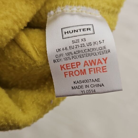 Hunter Kid's Socks XS 5-7 Yellow - Picture 4 of 16